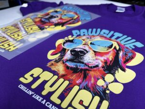 Custom DTF transfers for custom apparel decoration