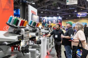 Impressions Expo 2025 Melco machine embroidery