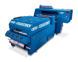M&R Quatro DTF printer for apparel decoration