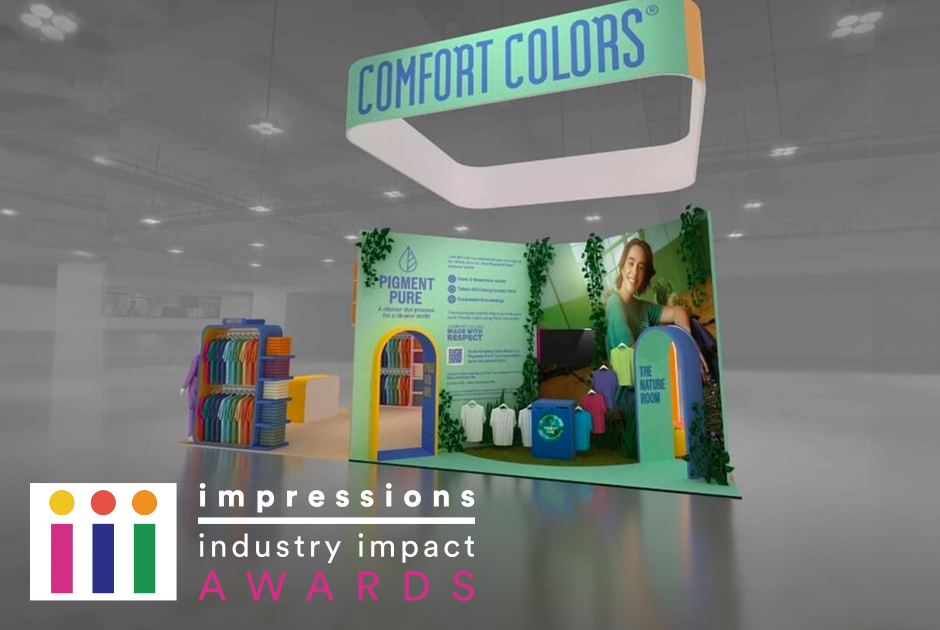 2024 Impressions Industry Impact Awards Best New T-shirt: Gildan/Comfort Colors new “Pigment Pure” line