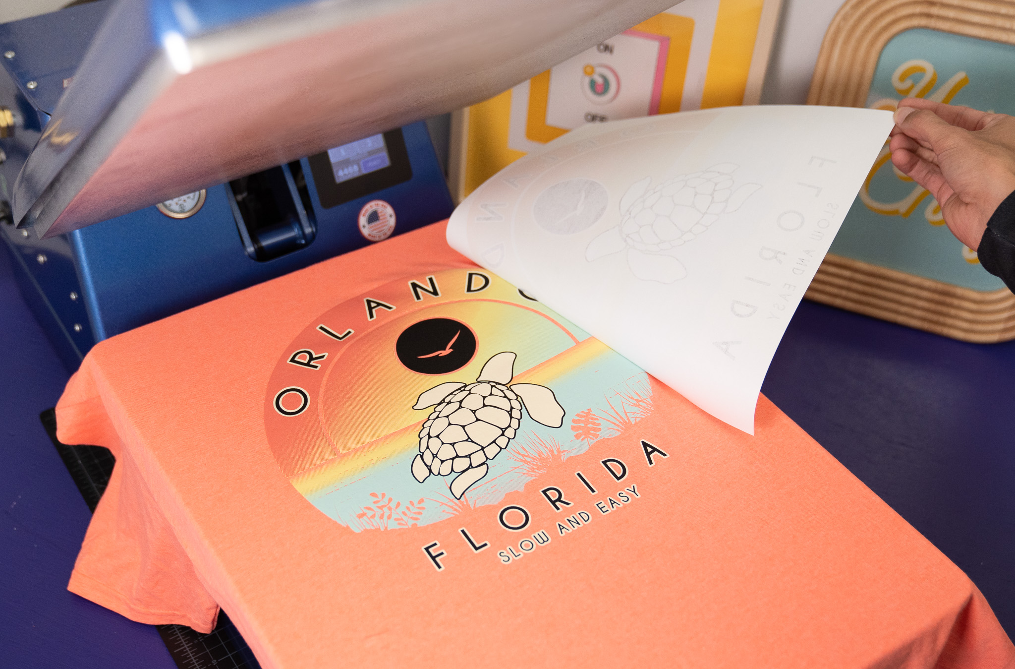 613 Originals Heat transfer heat printed on a T-shirt