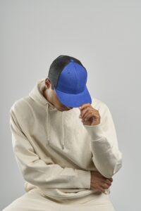 Model wearing Atlantis Headwear