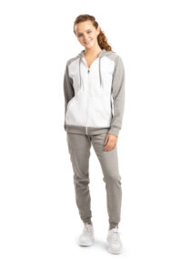 Female model wearing Ladies Three-Season Fleece