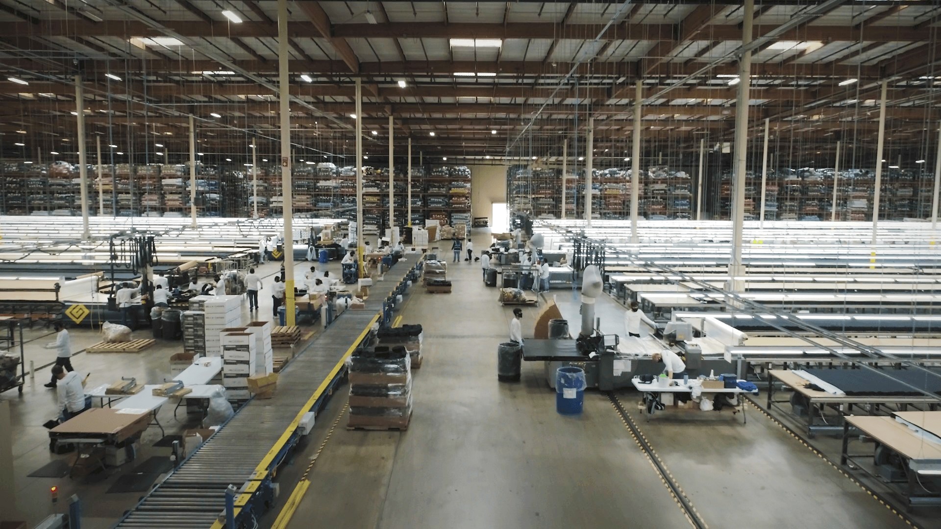 BELLA+CANVAS blank apparel factory Los Angeles, California