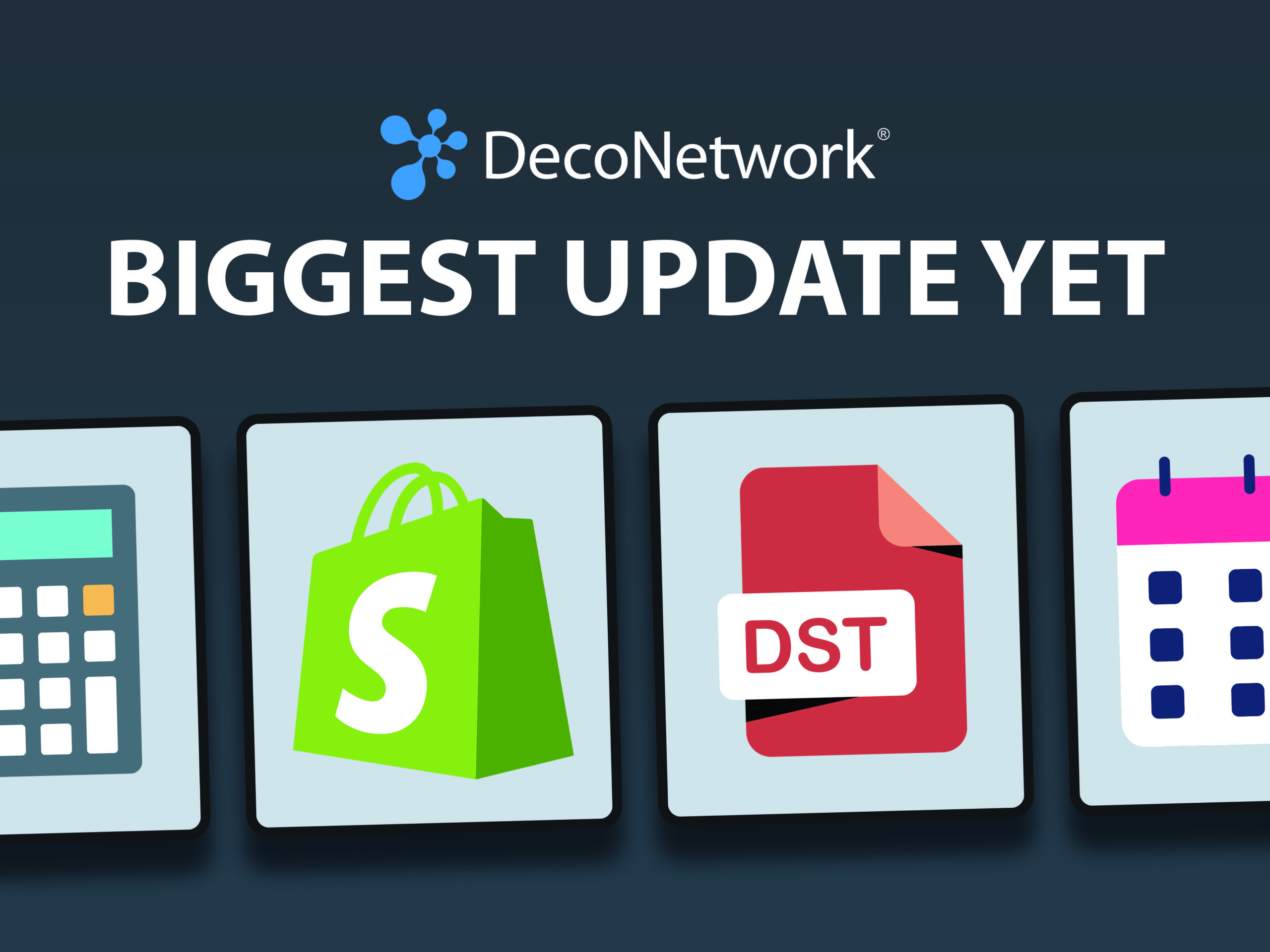 DecoNetwork Decorated Apparel online store, management platform logo