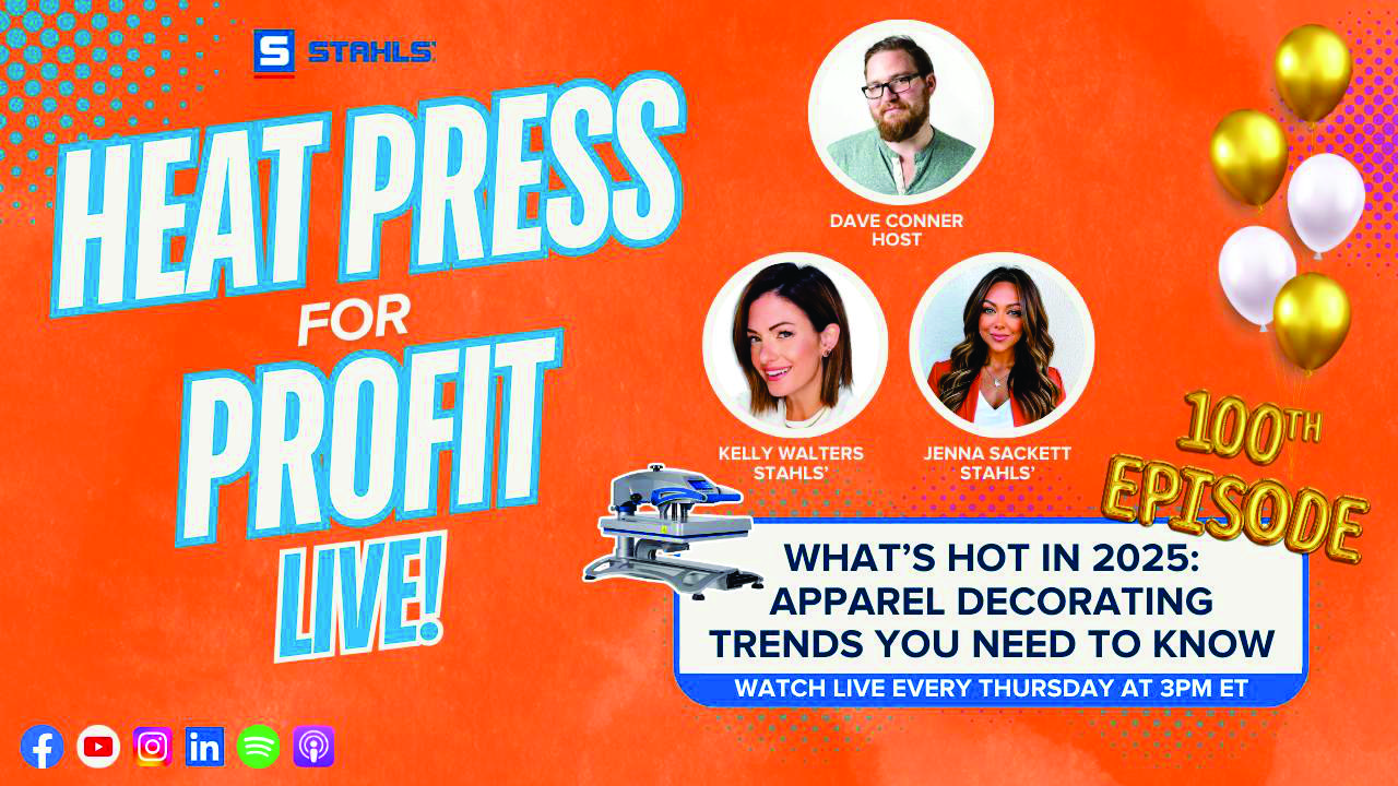 STAHLS Heat Press for Profit Live Podcast