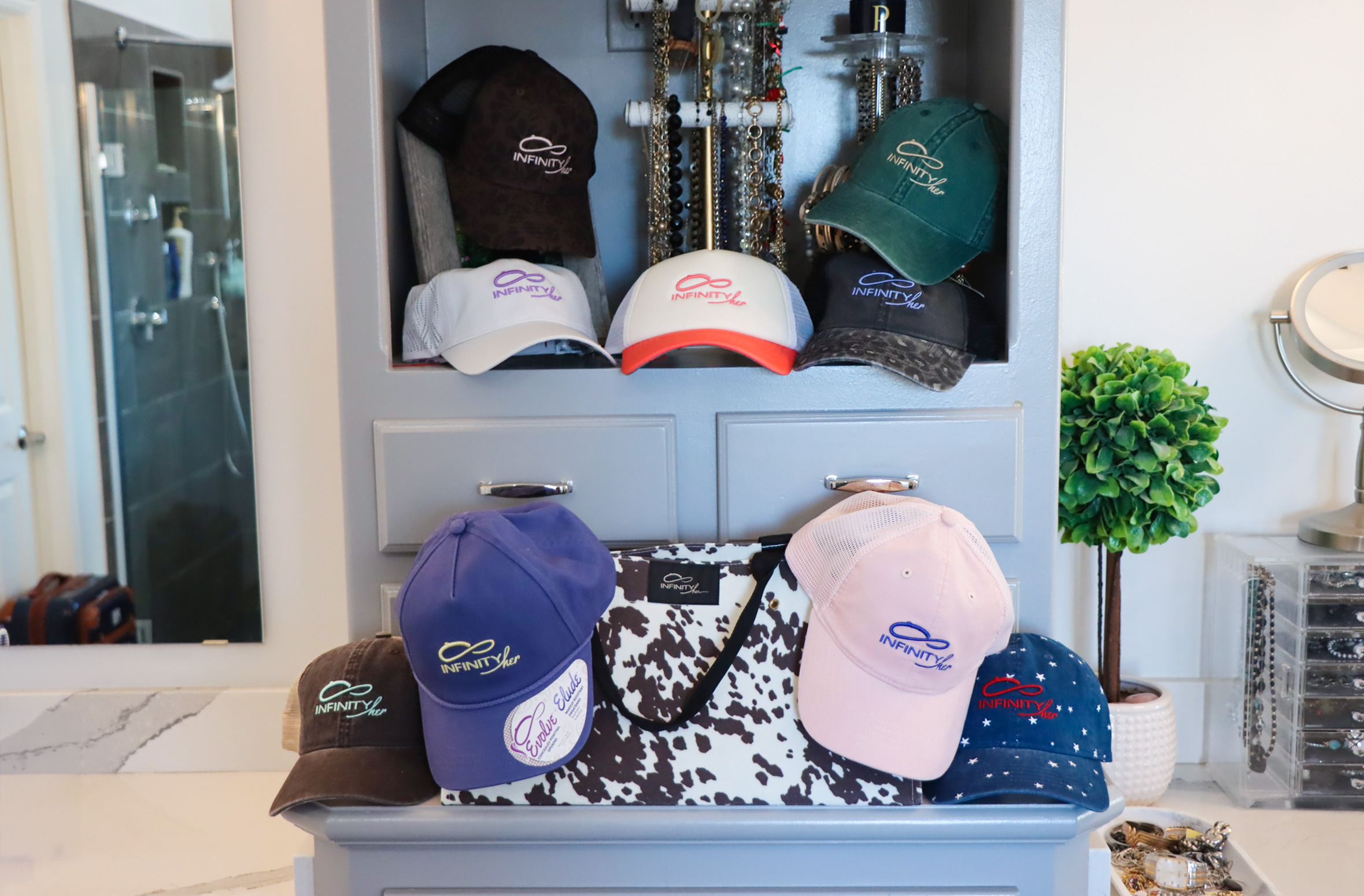 Infinity Her, headwear, decorated apparel