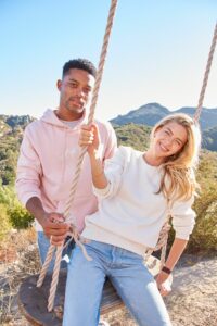 Models wearing JERZEES ECO FLEECE