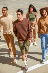 Models wearing Lane Seven