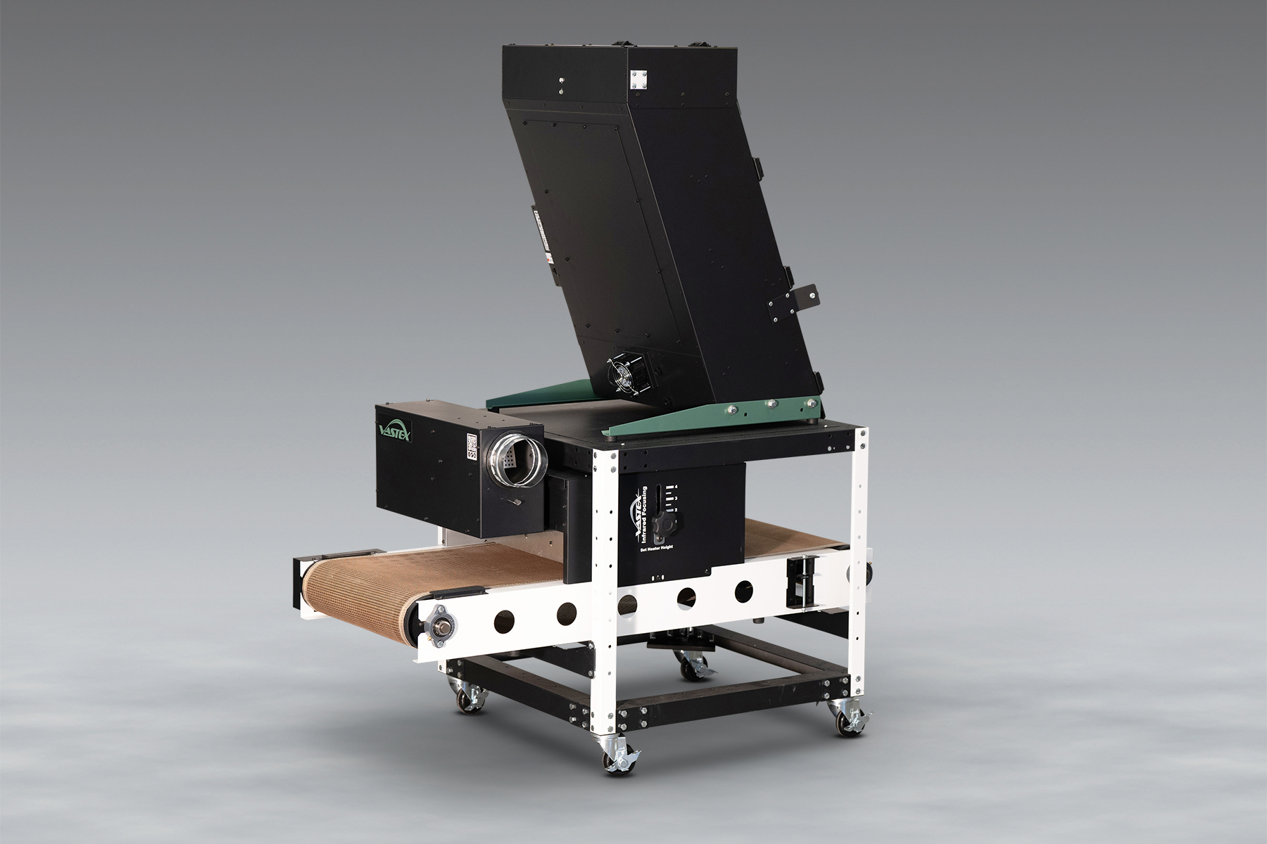 Vastex D-100 Infrared Conveyor Dryers Rear-Mounted Exhaust Hood