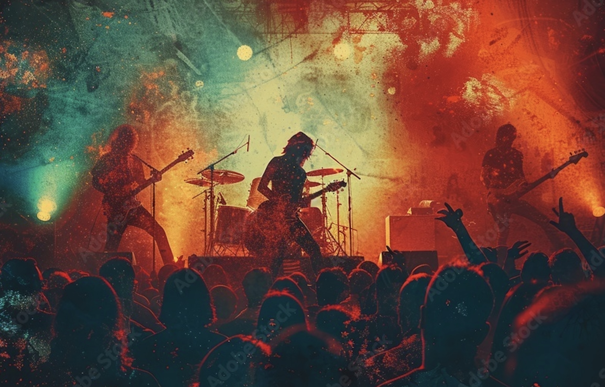 Commercial screen printing business for rock bands