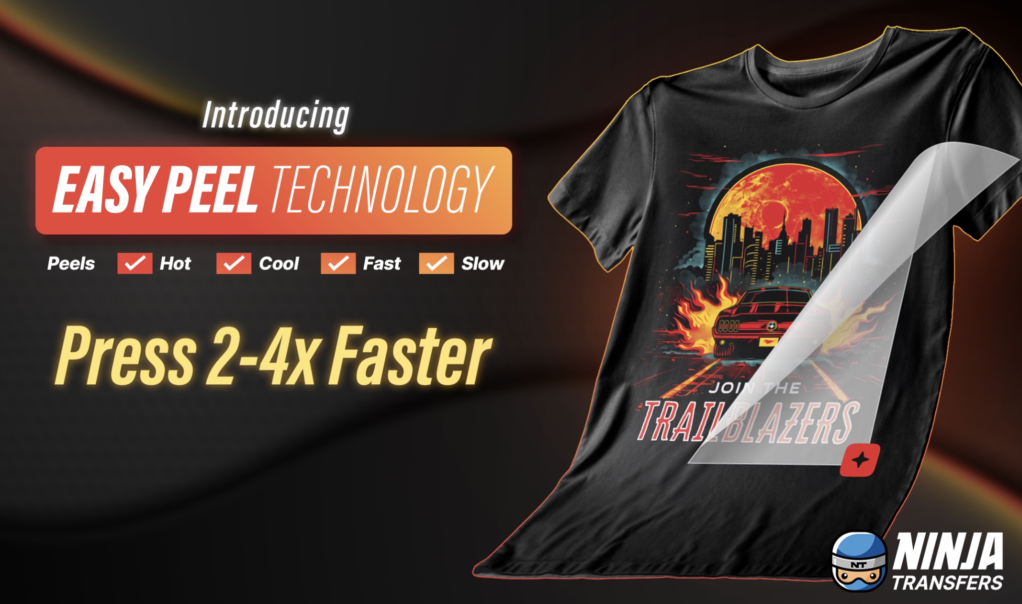 Ninja Transfers DTF apparel decoration