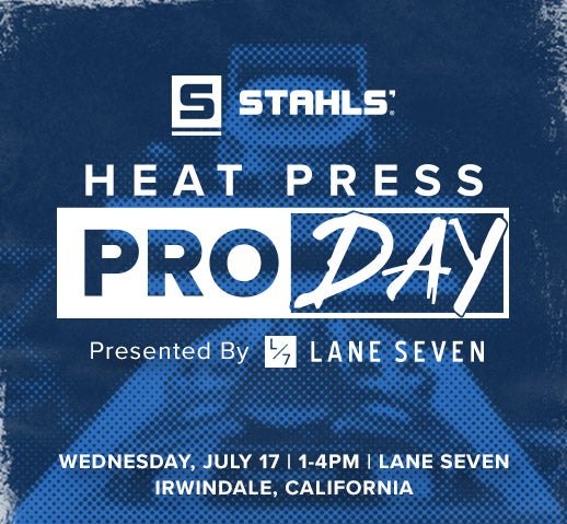 STAHLS Lane Seven Apparel Heat Press Pro Day