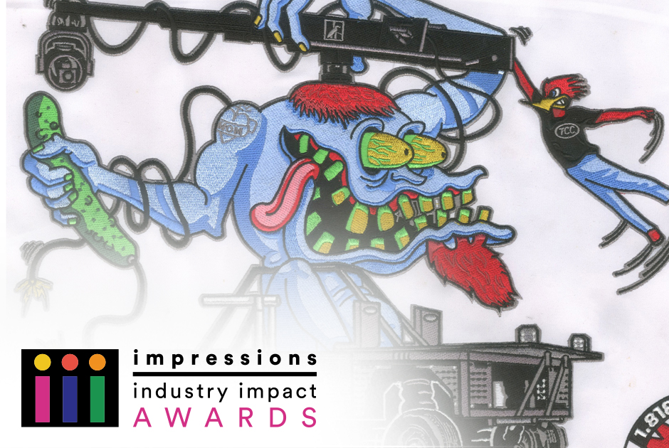 III Awards Embroidery Design of the Year: Quality Punch “Monster Truck” Design