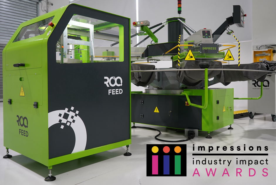 2025 III Awards Best New Heat-Pressing Tech: ROQ IMPRESS, FEED, PEEL and PULL