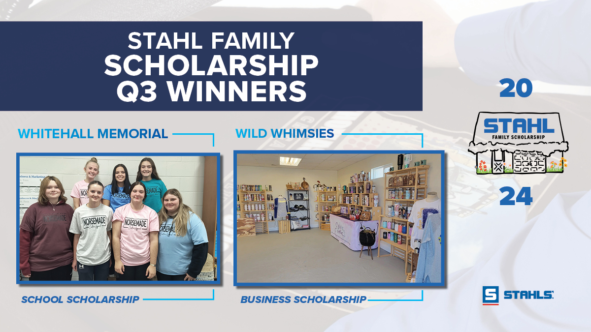 STAHLS Stahl Family Dream Shop Scholarship Winners