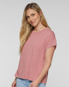 Blank pink t-shirt for apparel decorators