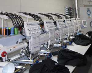 Barudan multi-head embroidery machine
