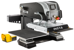 Dual Shuttle Heat Press for high volume production apparel decoration