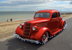 car imaged prepared for T-shirt design