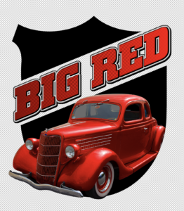 Adding words to T-shirt decorated apparel design