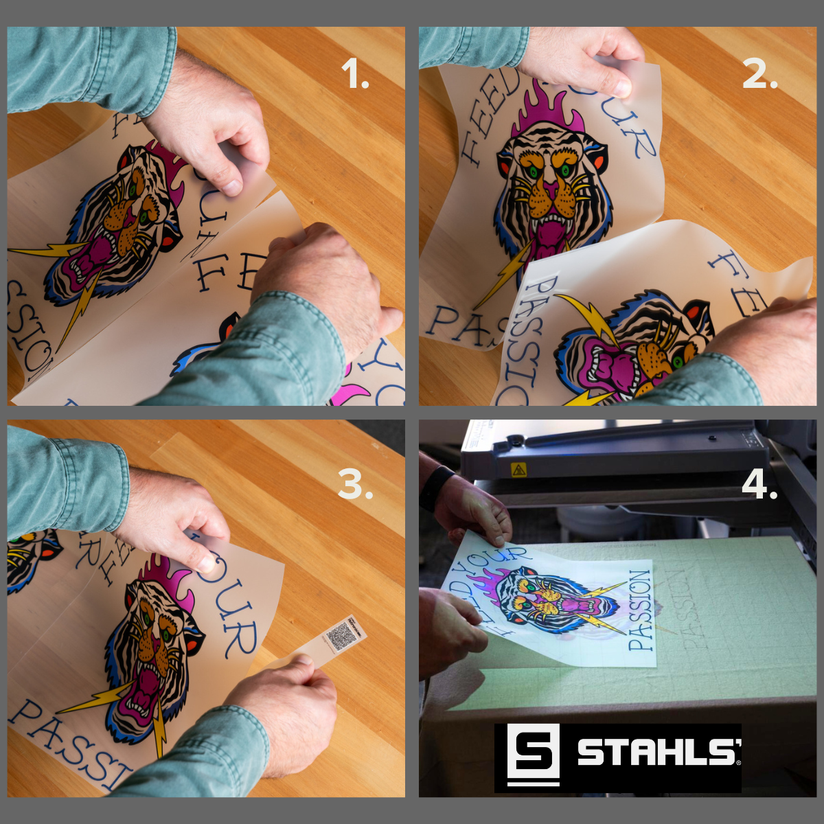 STAHLS UltraColor Max EasyRip DTF transfers