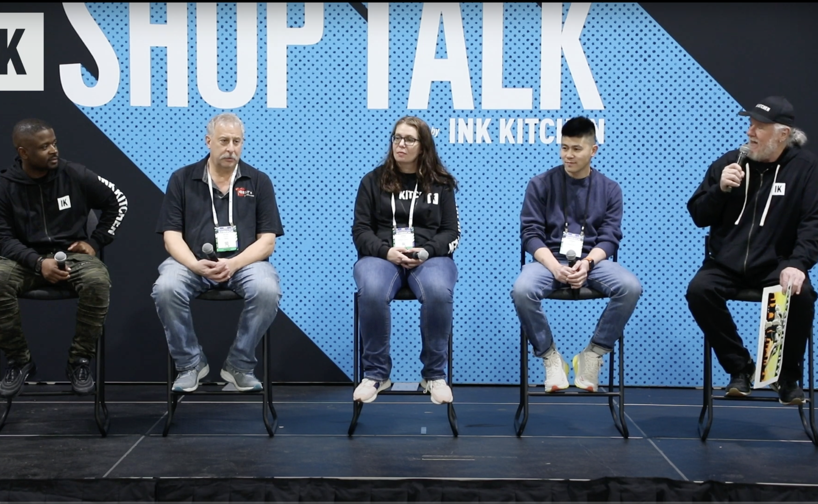 Shop Talk no all business good panel