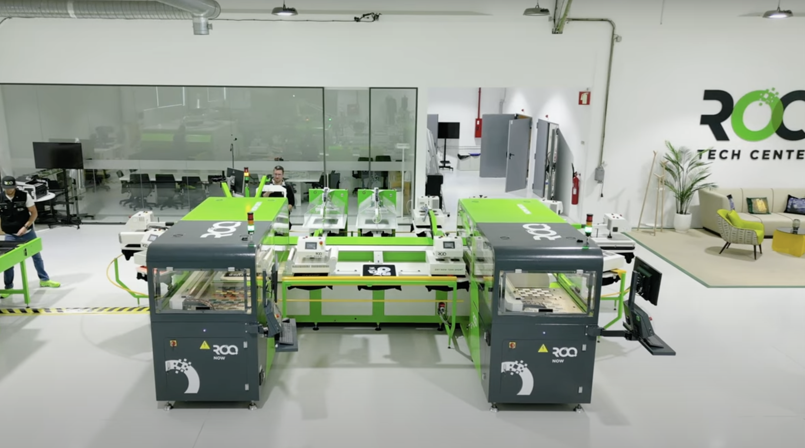 ROQ Now DTG (direct-to-garment) printer TagBot